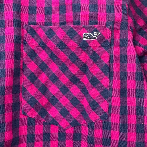 Women’s Vineyard Vines Plaid Long Sleeve Button Up Shirt Size 12 EUC - Picture 4 of 8